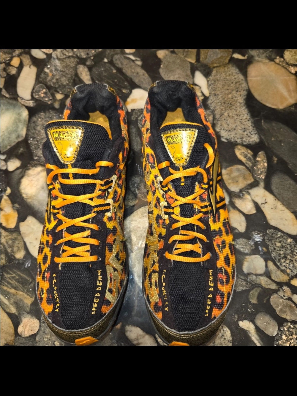 Brooks Mach Speed Demon Leopard Print Womens Cross Country Shoes Size 9.5 - Picture 3 of 9